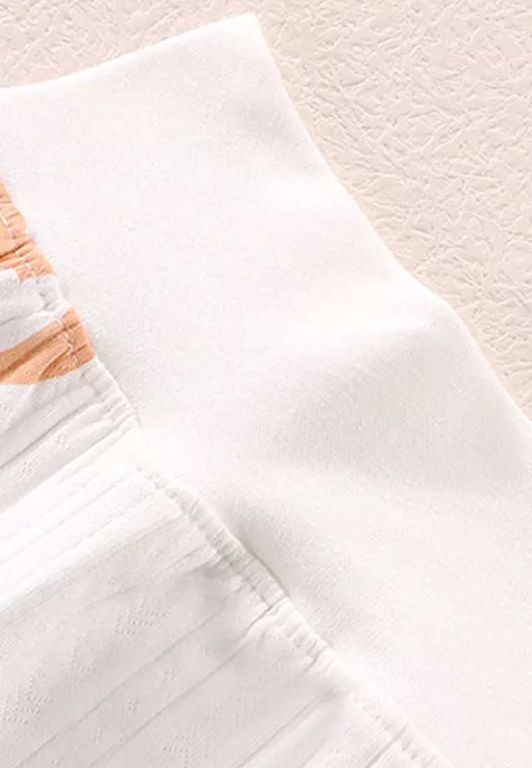 Wakakids Setelan Bayi Baju Lengan Panjang One Set Piyama Baju Tidur Bayi Newborn Bahan Organik Motif Bugs Bunny 4417 Venrz