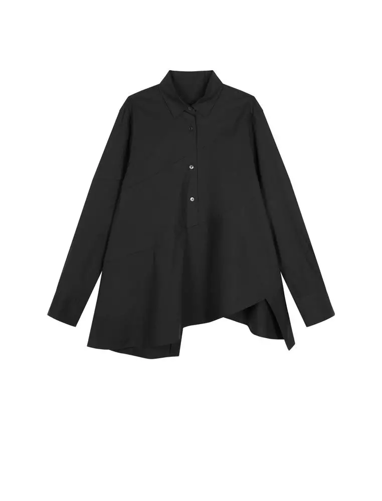 Loose long-sleeved top