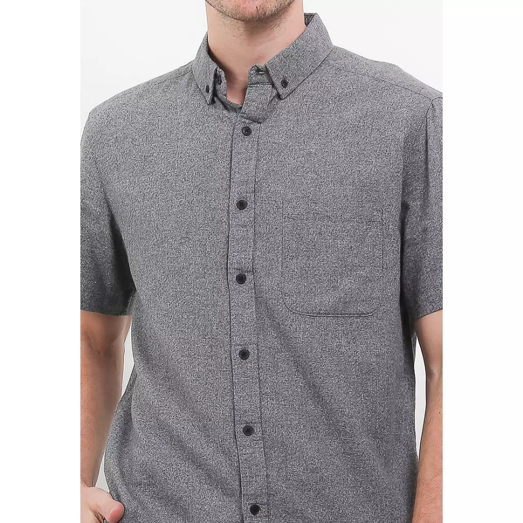 TRIPLE Kemeja Flanel Lengan Pendek Slim Fit (SS 530)