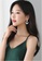 Crystal Korea Fashion silver Korean Sweet Three-dimensional Hoop Earrings 53335AC86B6BB9GS_4