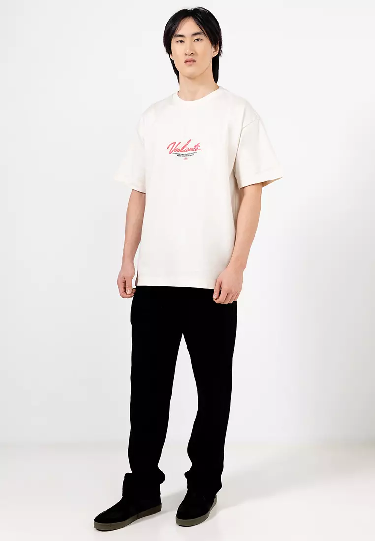 Box Fit Text T-Shirt