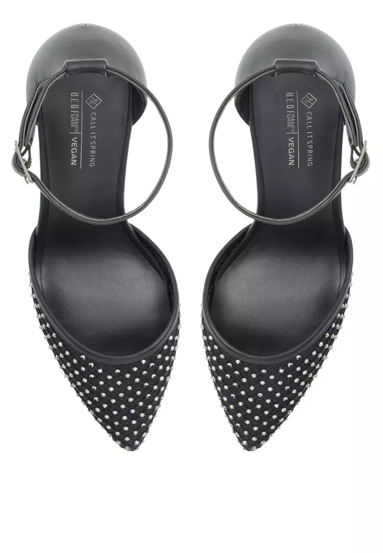 Daliaa Pointed Toe Block Heels