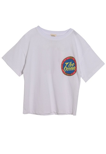 Milliot & Co. white Gustan Boy's T-Shirt E2ECEKA2960A4BGS_1