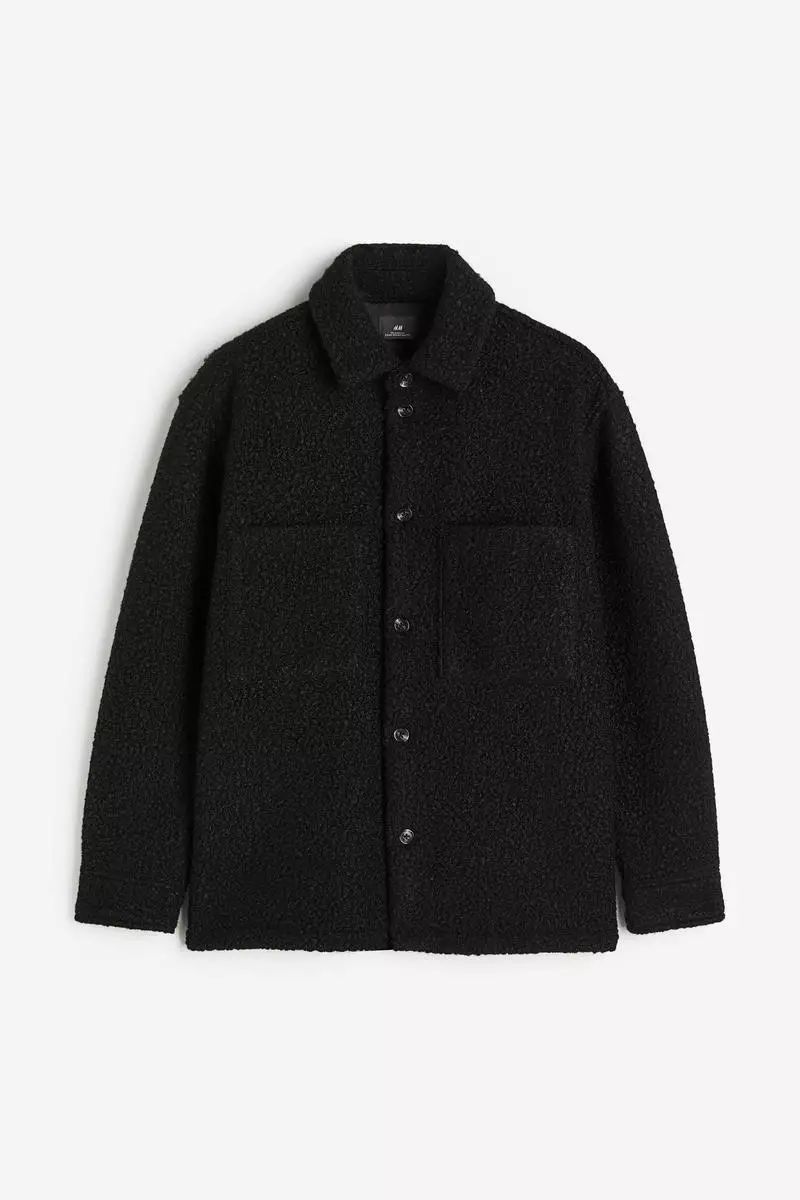 Loose Fit Bouclé overshirt