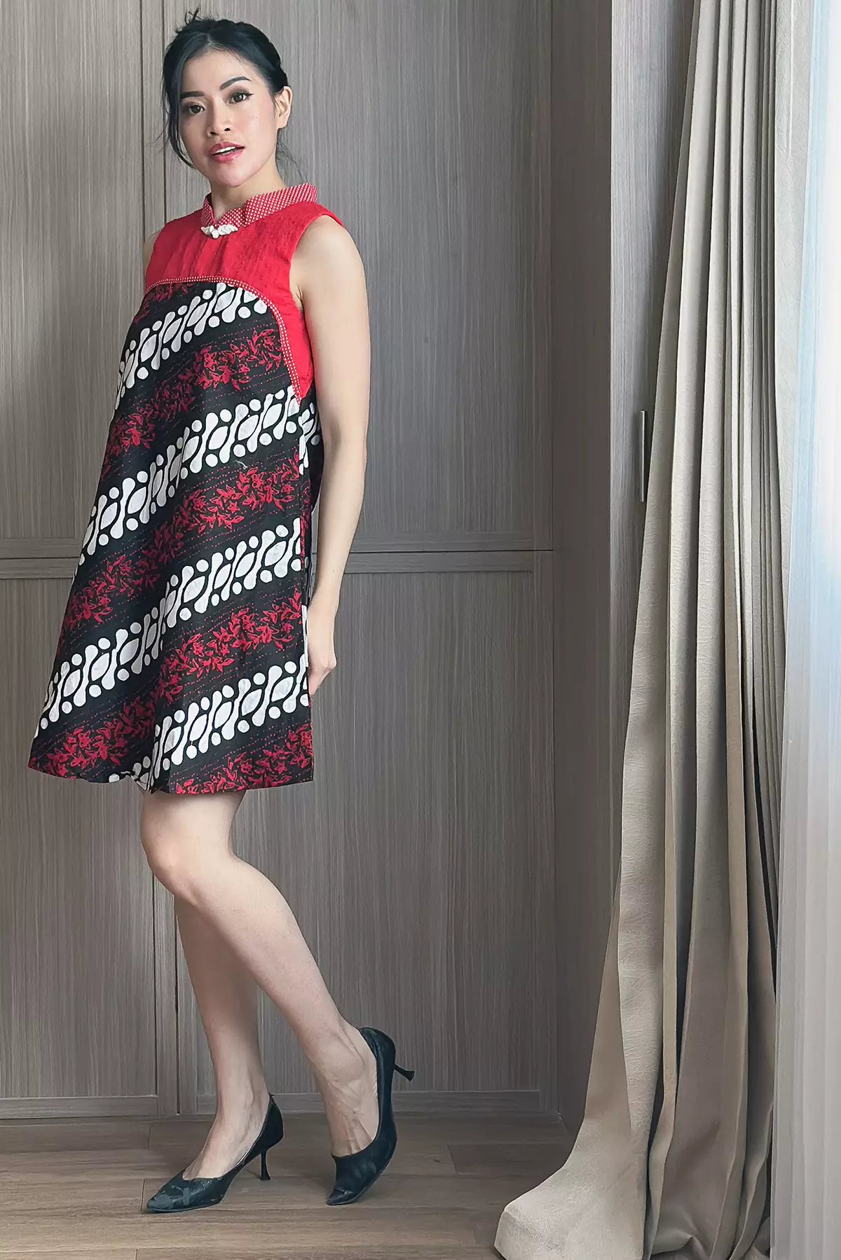 Paramitha Anggrek Lereng Qipao Dress