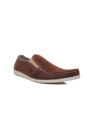 D-Island Shoes Slip On Fashion Oxford - Brown