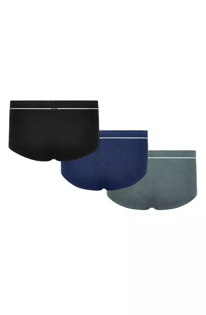 Chameleon Celana Dalam Pria Mini Briefs 3 Warna/pack - YCHB01M3BS