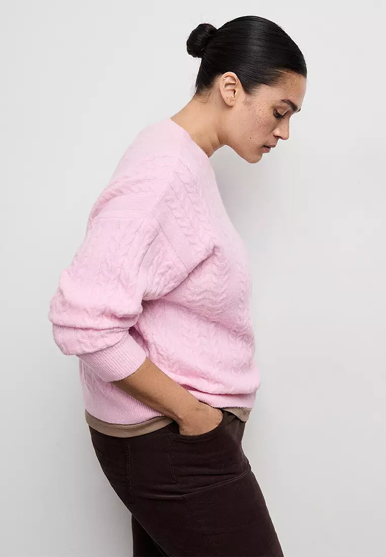 Braided Knitted Sweater