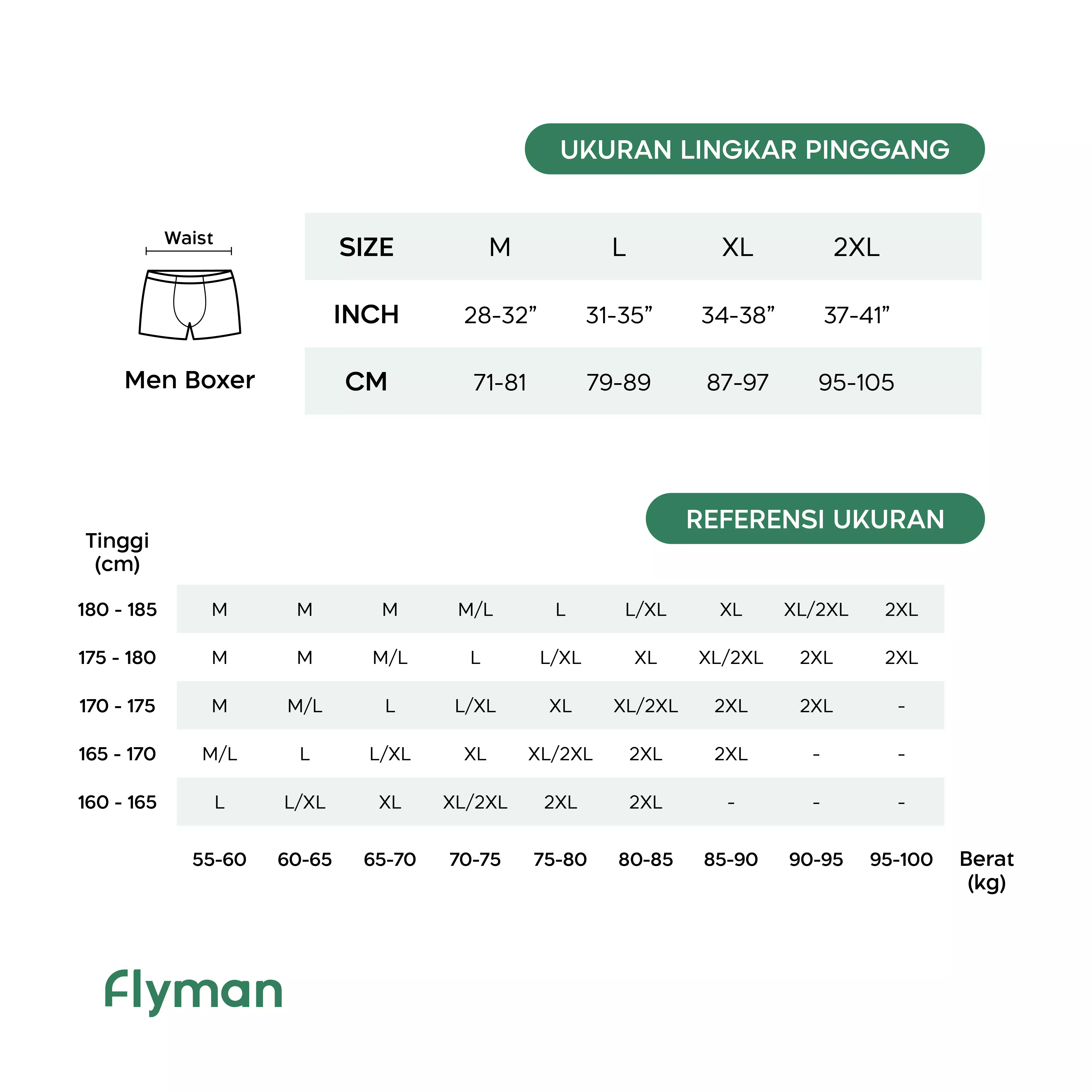 Flyman Tencel Big Size Boxer 1 pcs FM 3379 - Onyx