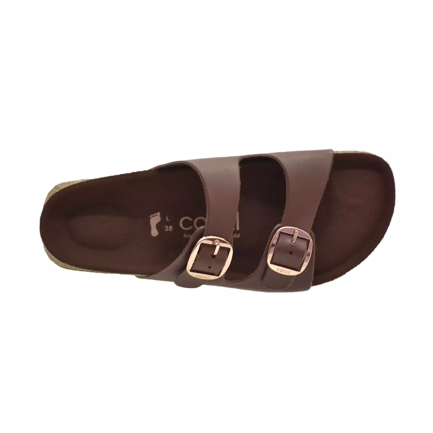 Carvil Sandal Wanita Julliet-02 L Brown