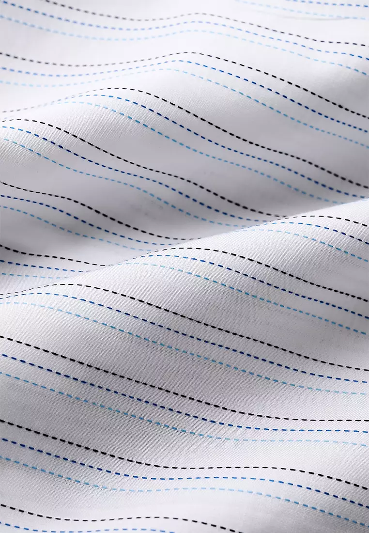 MOC Kemeja Lengan Pendek Pria ENZO - White