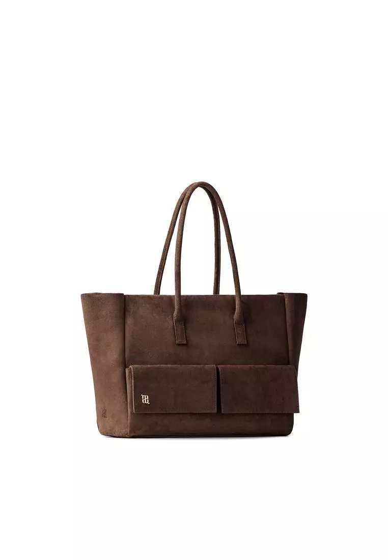 Aure Tote Suede - Espresso