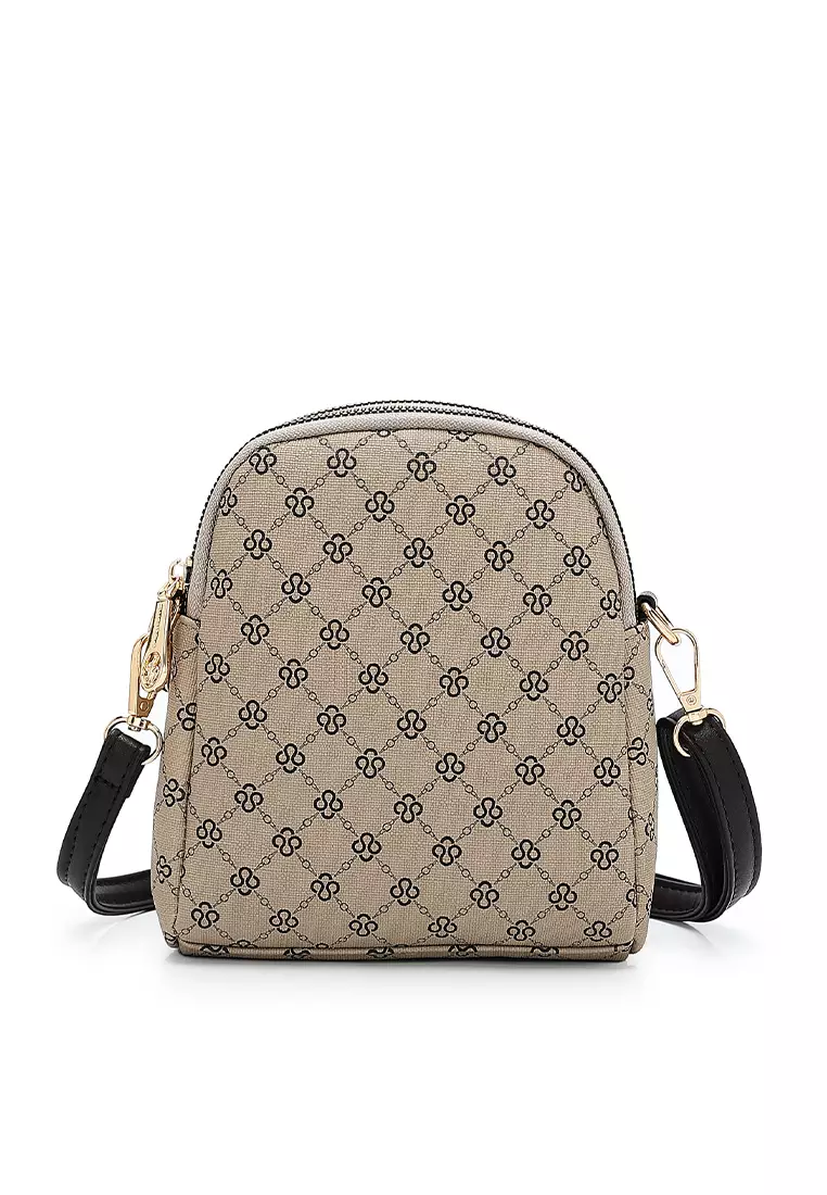 Women's Top Handle Bag / Sling Bag / Crossbody Bag - Khaki