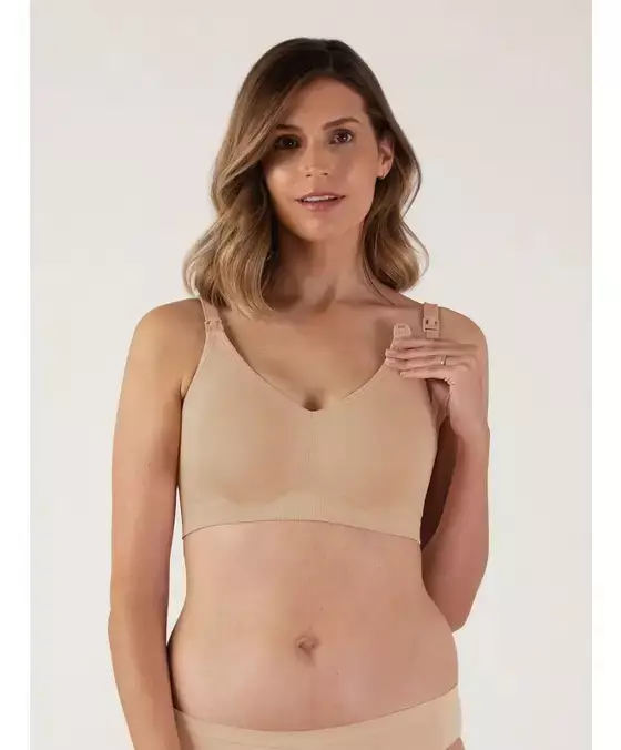 Bravado Body Silk Seamless Nursing Bra - Bra Menyusui (Cream)