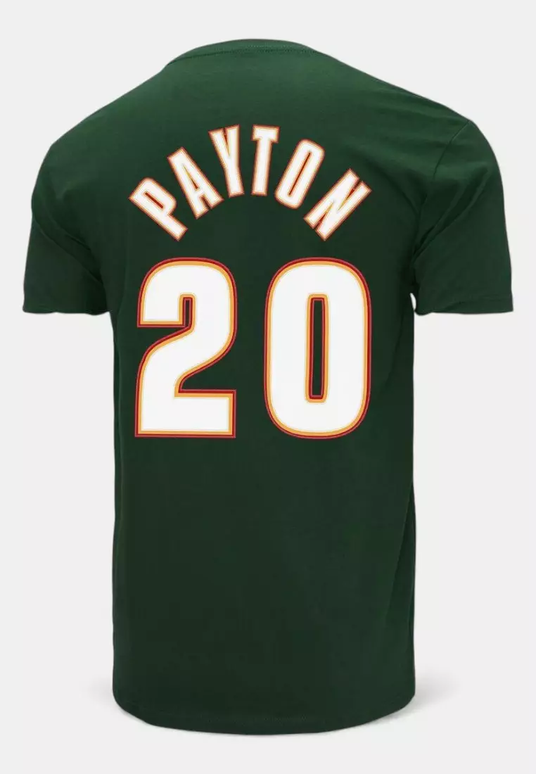 #20 Gary Payton Super Sonic - Player Name & Number Tee