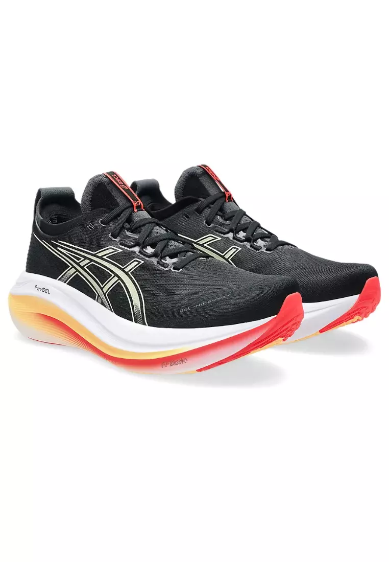 GEL-NIMBUS 27 (2E WIDE) MEN RUNNING SHOES (BLACK)