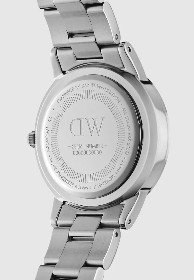 Iconic Link 32mm Watch White dial Link strap Sliver Female watch Ladies watch Watch for women DW