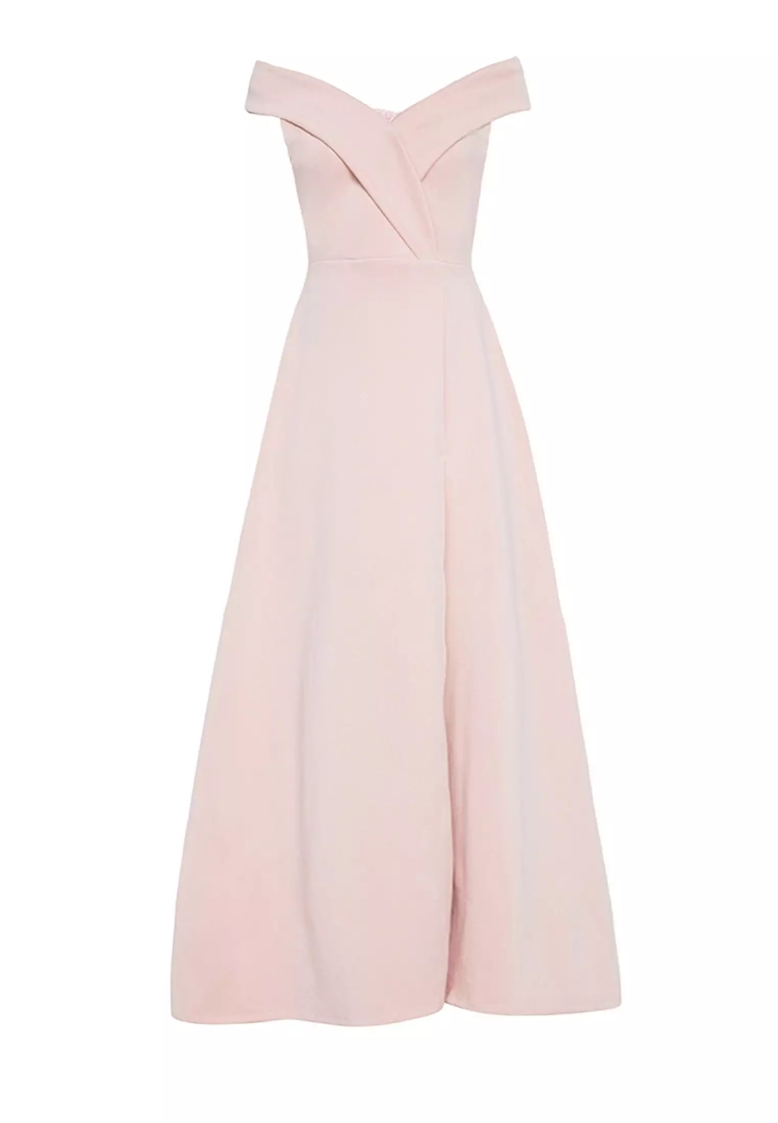 Bella Off-the-Shoulder Wrap Maxi Dress
