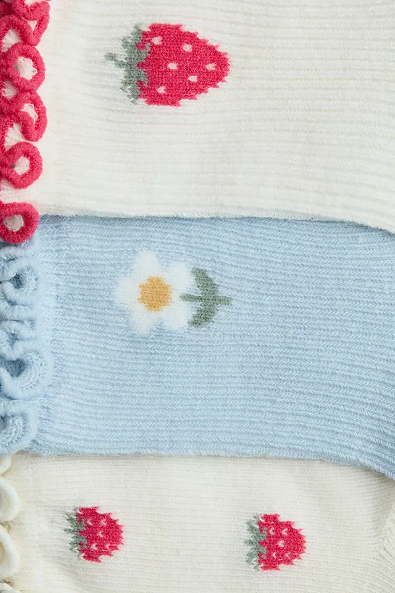 4-pack overlocked socks