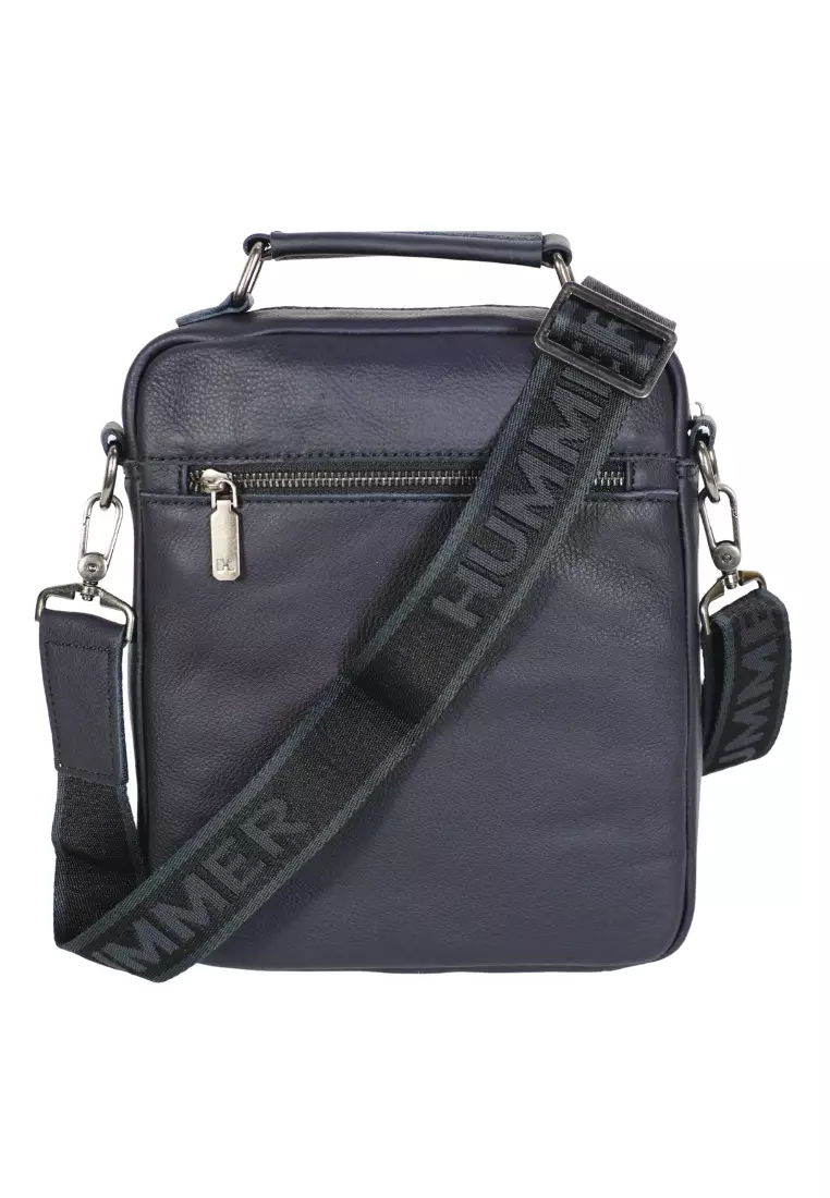 HUMMER LEATHER VERTICAL SLING  BAG - 18131070