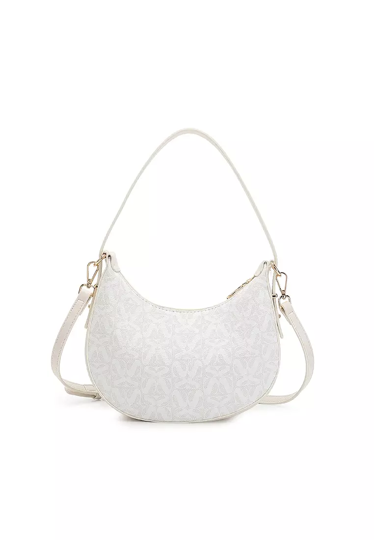 Women's Top Handle Bag / Sling Bag / Crossbody Bag / Shoulder Bag - Off White