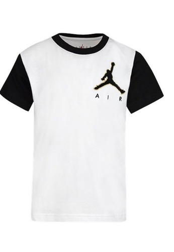 Jordan white Jordan Boy's Jumpman Air Shine Short Sleeves Tee - White 530A7KACAE003CGS_1