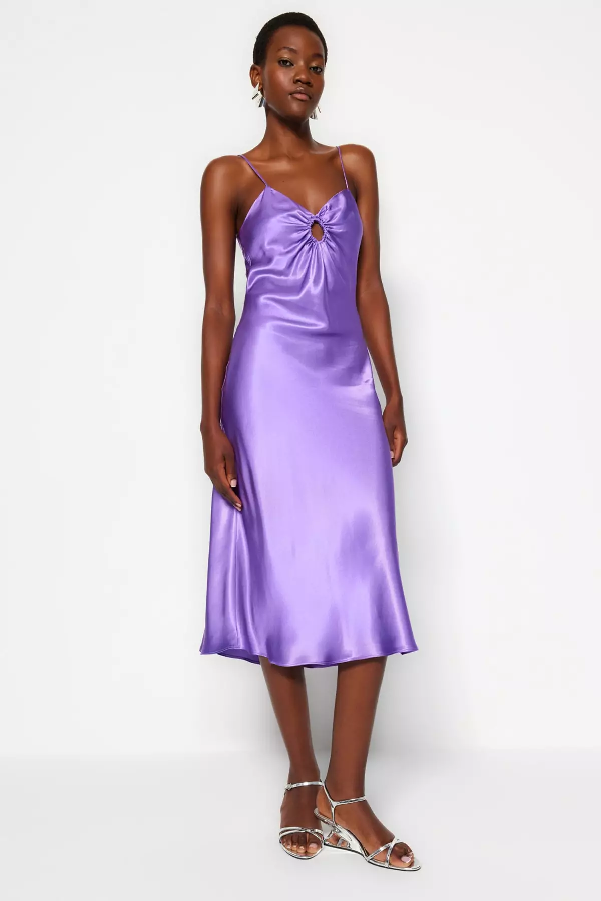 Buy Trendyol Satin Dress 2023 Online ZALORA Singapore