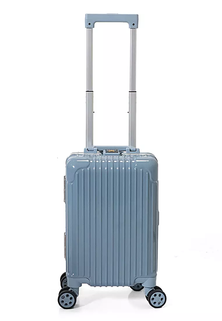 Belinda Koper Hardcase Size 16 Inch Suitcase Unisex Mini Size TSA Lock Material Polycarbonate ORIGINAL - Blue