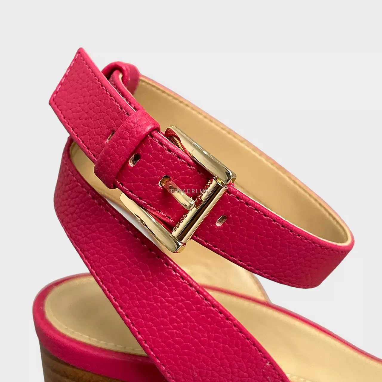 Jual MICHAEL KORS PRELOVED Michael Kors Reed Block Pink Heels