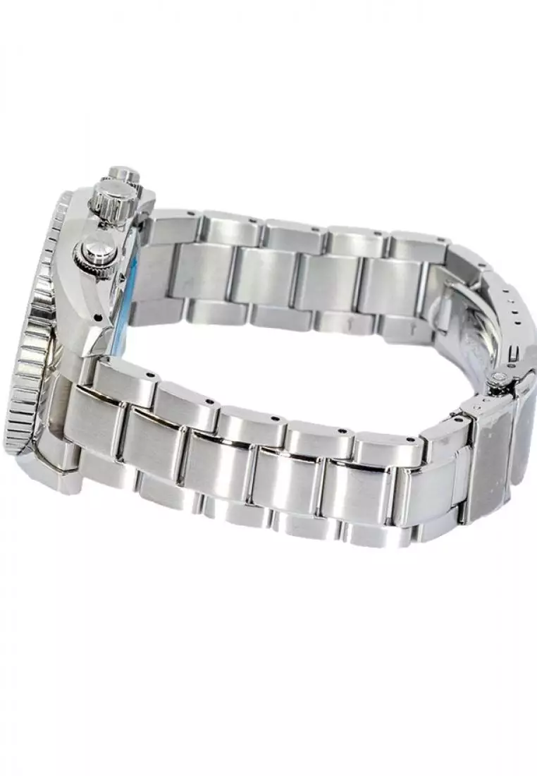 Jam Tangan Pria Seiko Prospex Original Garansi Resmi SSC757 SSC757J1 Strap Stainless Steel Silver Solar Chronograph