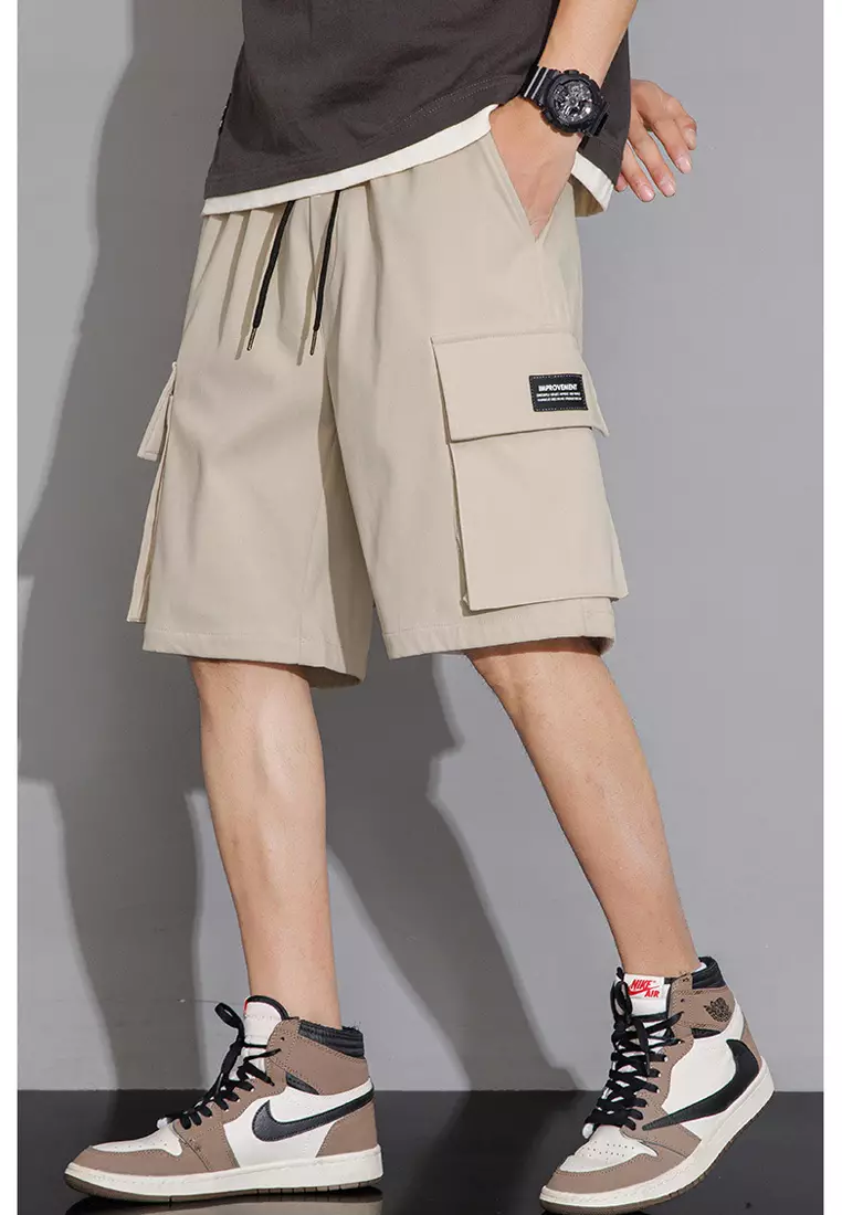 Drawstring Cargo Shorts