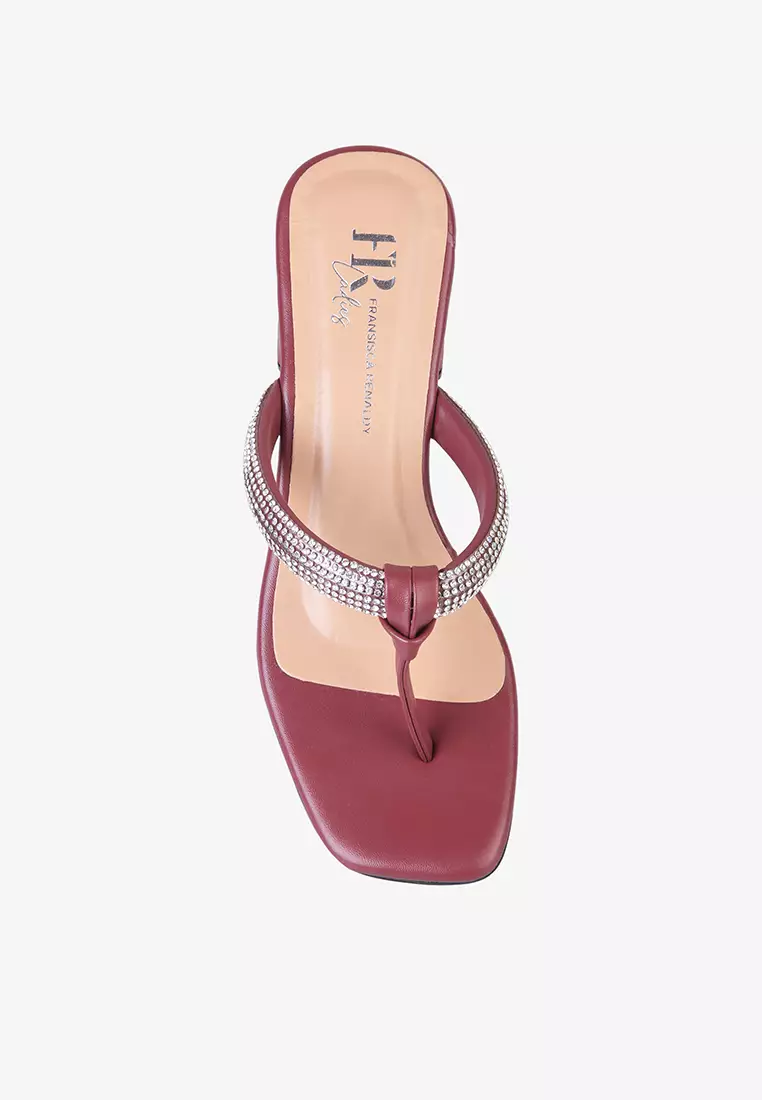 Sandal Heels Jepit Wanita L.Jamila 01 - Fransisca Renaldy