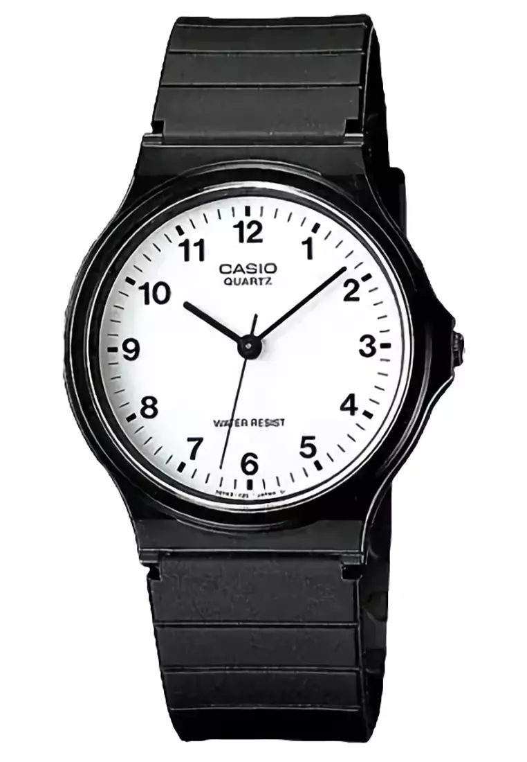 Casio - Jam Tangan Analog Wanita - Black - Resin Strap - MQ-24-7BLDF