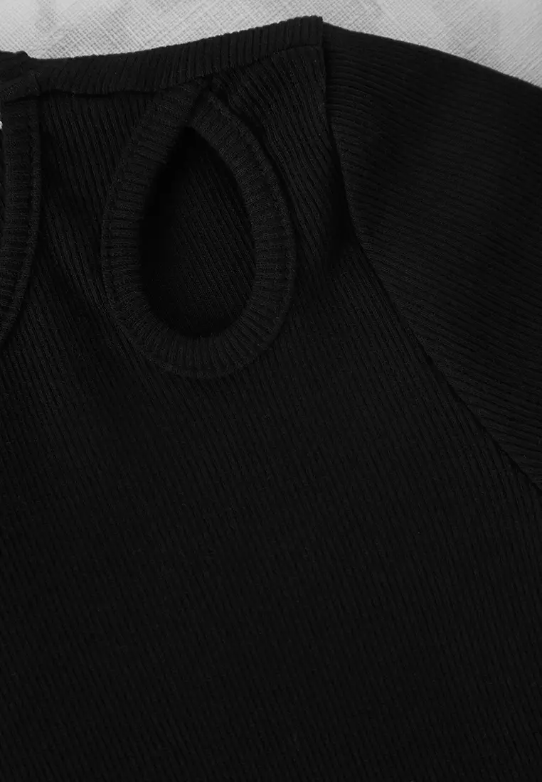 Cut-Out Detail T-Shirt