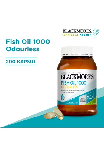 Jual Blackmores Blackmores Odourless Fish Oil 1000 200 Original Zalora Indonesia