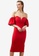 Trendyol red Puff Sleeves Dress EE84EAAA86D3FCGS_1