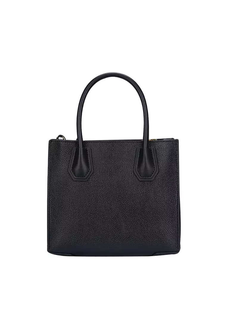 Mercer Medium Pebbled Leather Crossbody Bag In Black 35S1GM9M2L