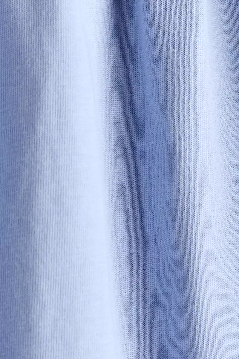 Frill-trimmed cotton dress