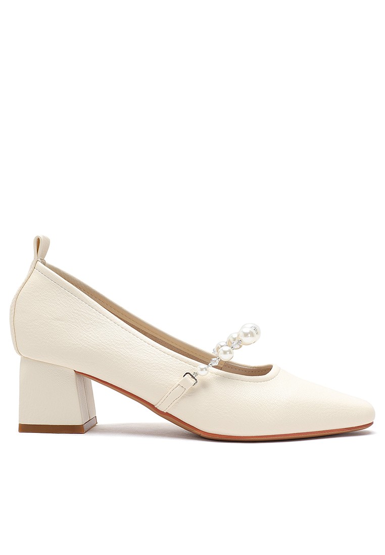 5CM Pearl Strap Mary Jane Shoes 1220-28