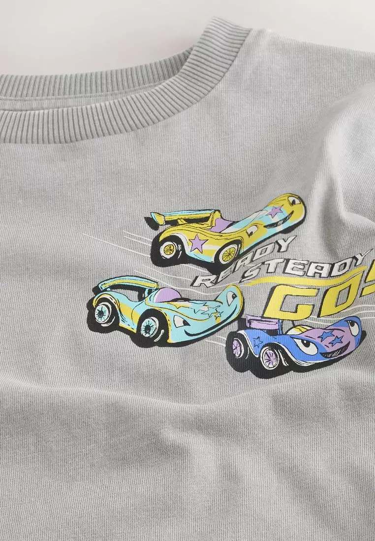 Short Sleeve Back Print T-Shirt