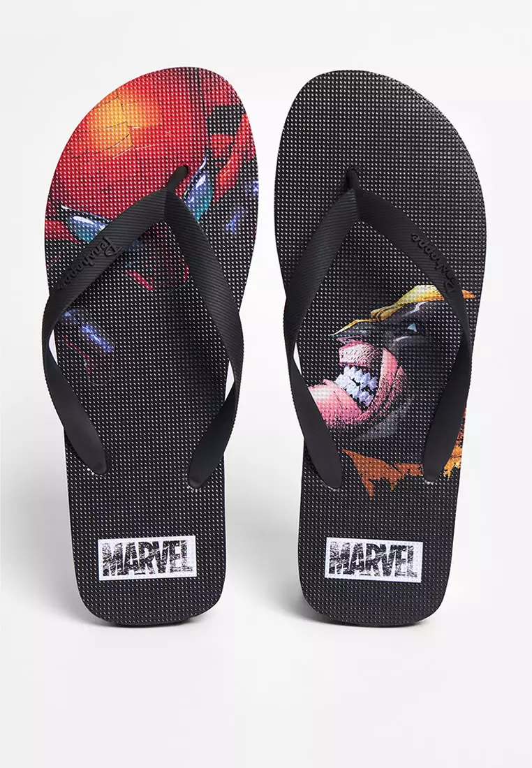 Men's Marvel Spider-Man Flip Flops