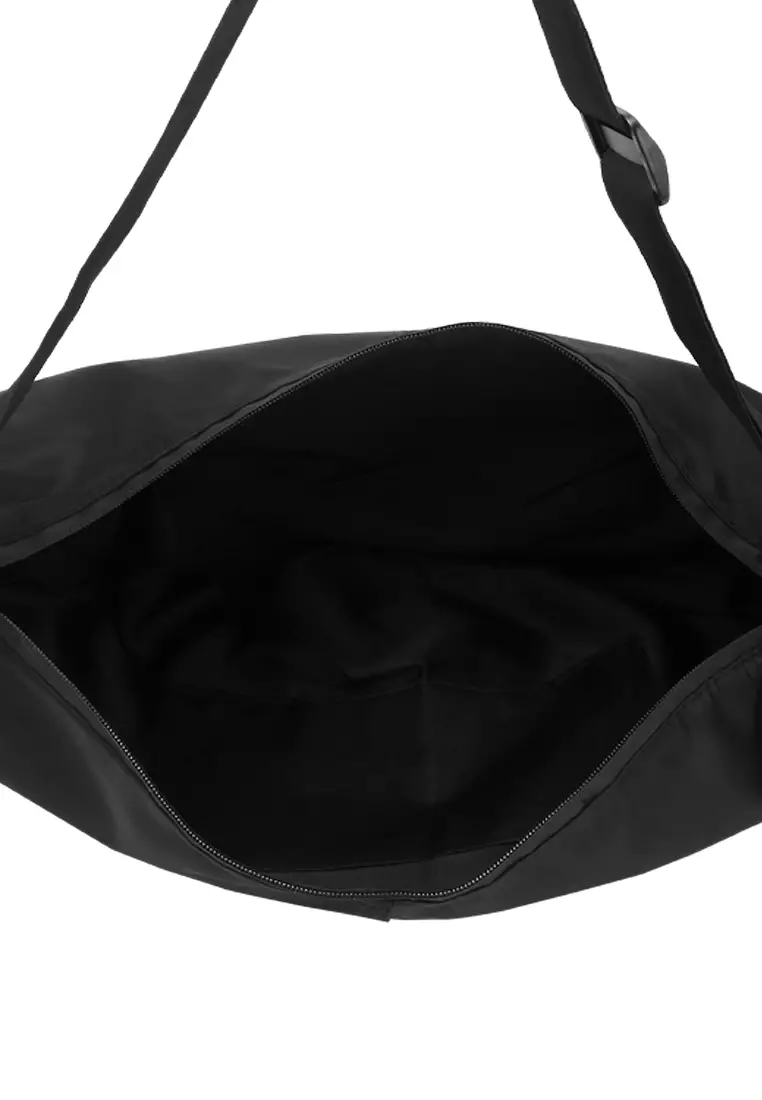 Tas Bahu Mini Gesper Klip Warna Hitam