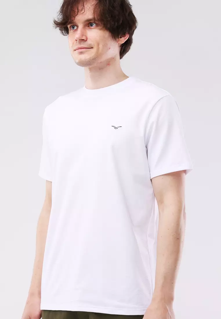 Round Neck Crazylines Short Sleeve