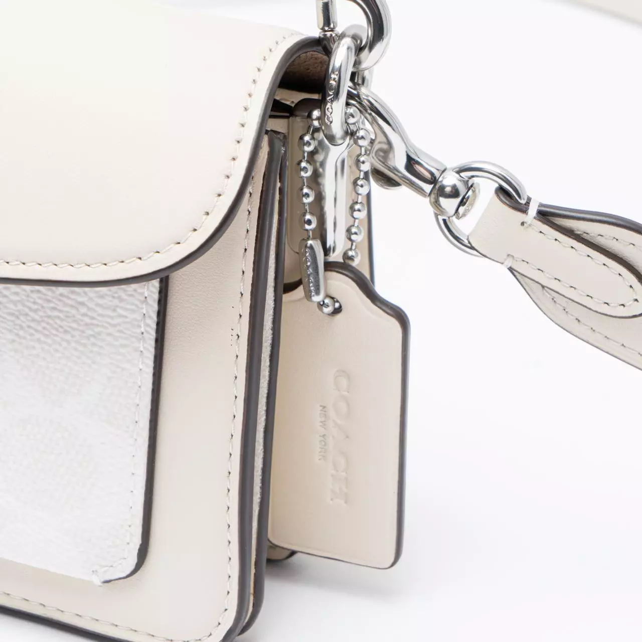 Tabby 20 Shoulder Bag Signature Canvas Cream