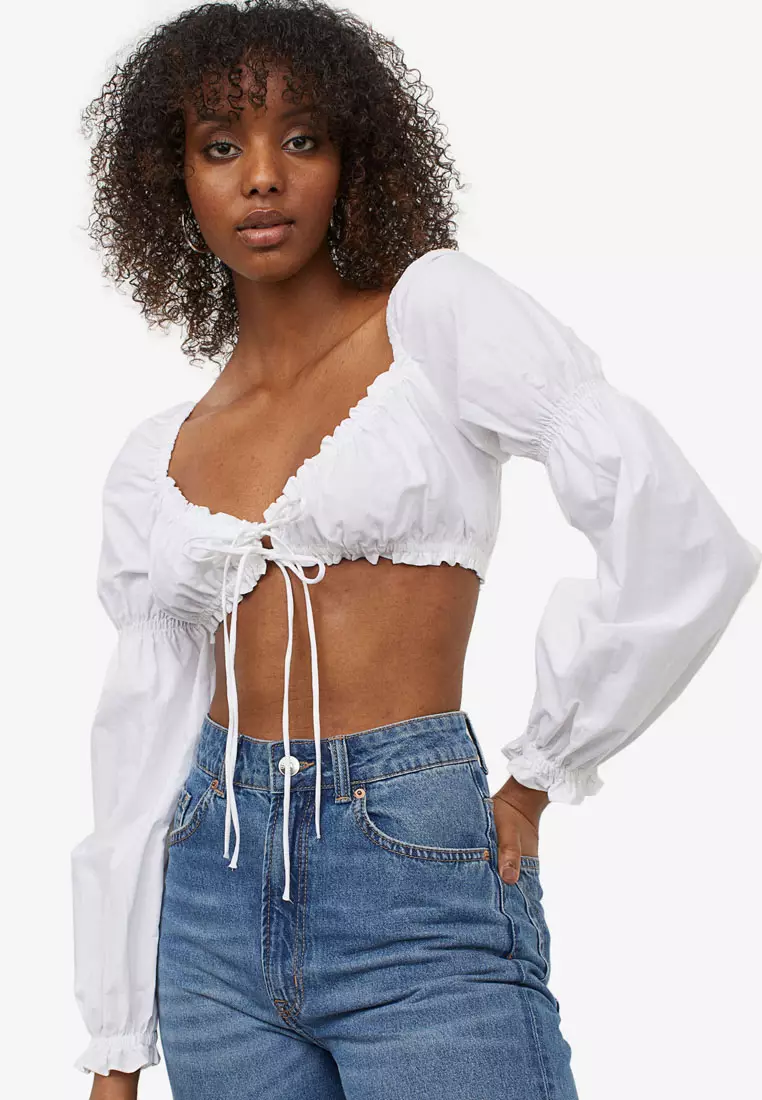 Cotton cropped top
