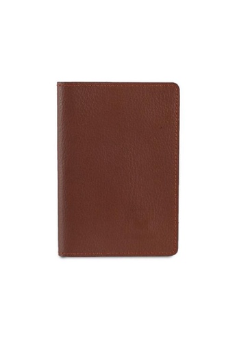 MIAJEES LEATHER brown Passport Cover  43B35ACF0ECE01GS_1