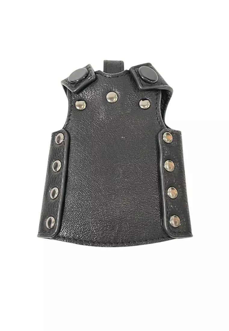 Key Wallet - Leather Key Pouch Black - J1005 Oxhide