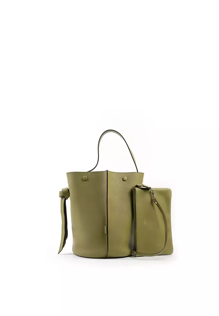ORUKAMI ORUKAMI Knots Bucket Bag - Olive