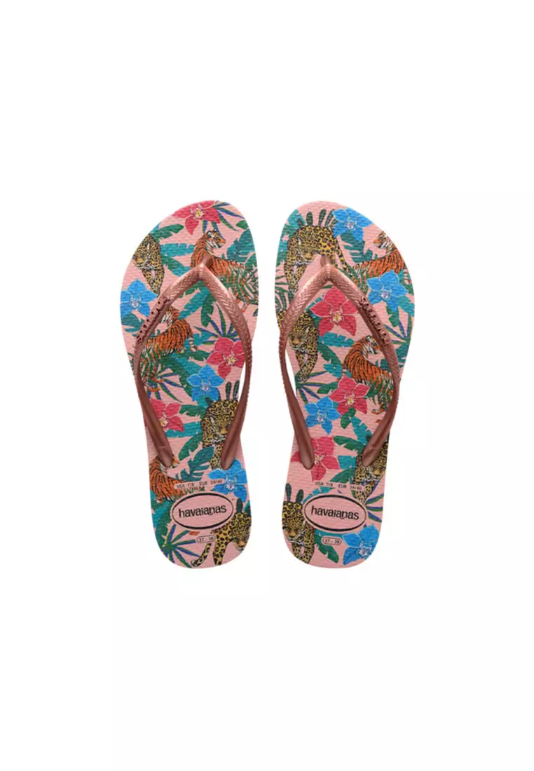 Havaianas slim hot sale tropical ivory