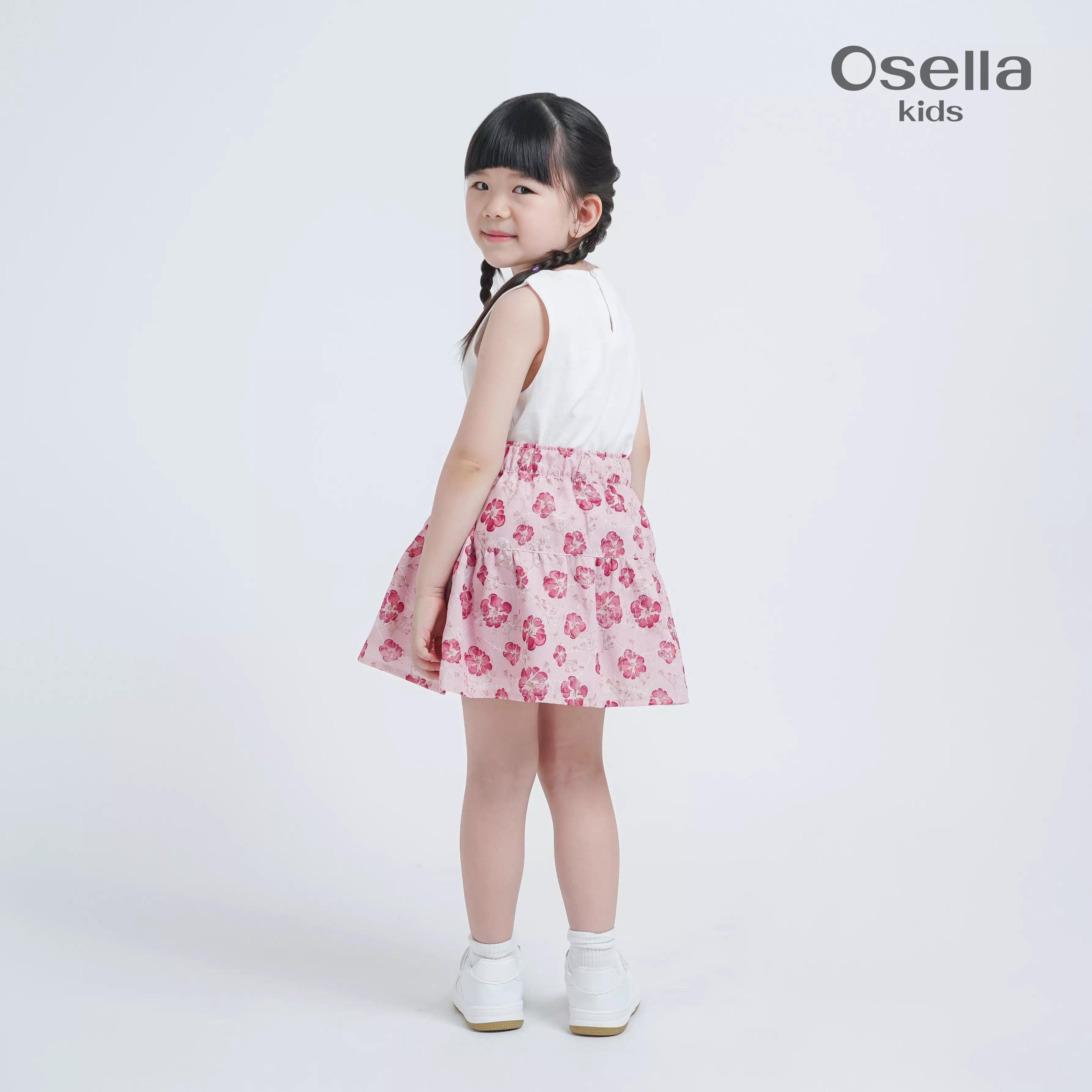Osella Kids Bloosom Skirt 2386600113 | Rok Pendek Anak Perempuan